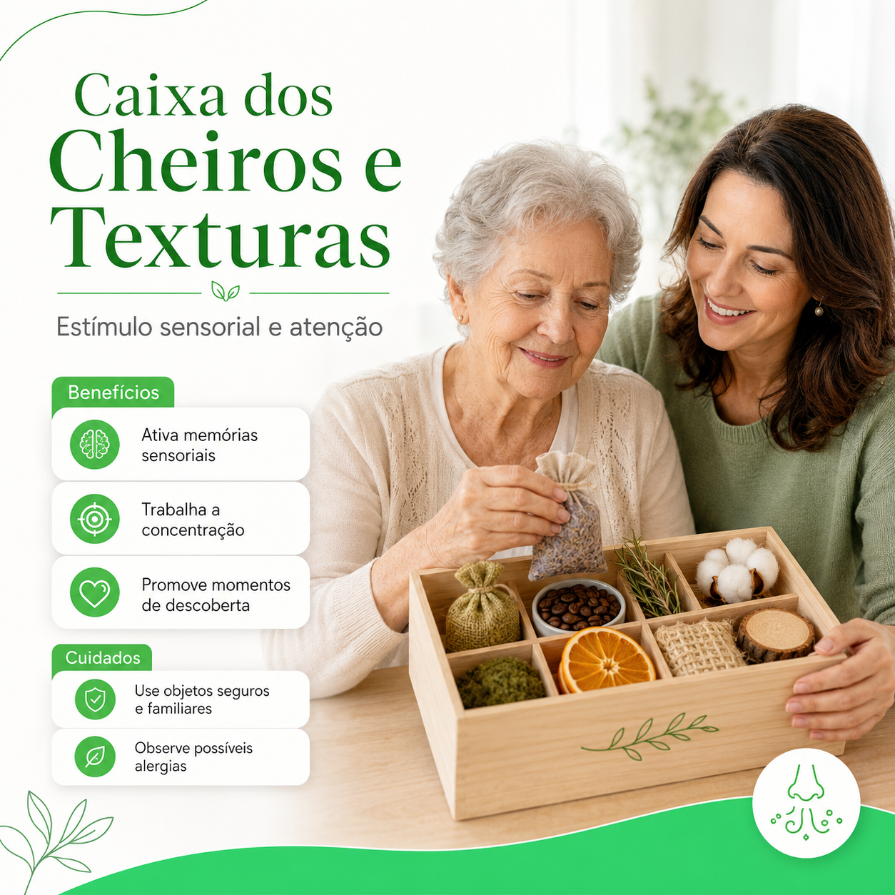 Caixa dos Cheiros e Texturas